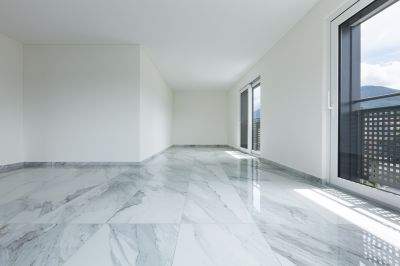Marble Tile Floor Installation
